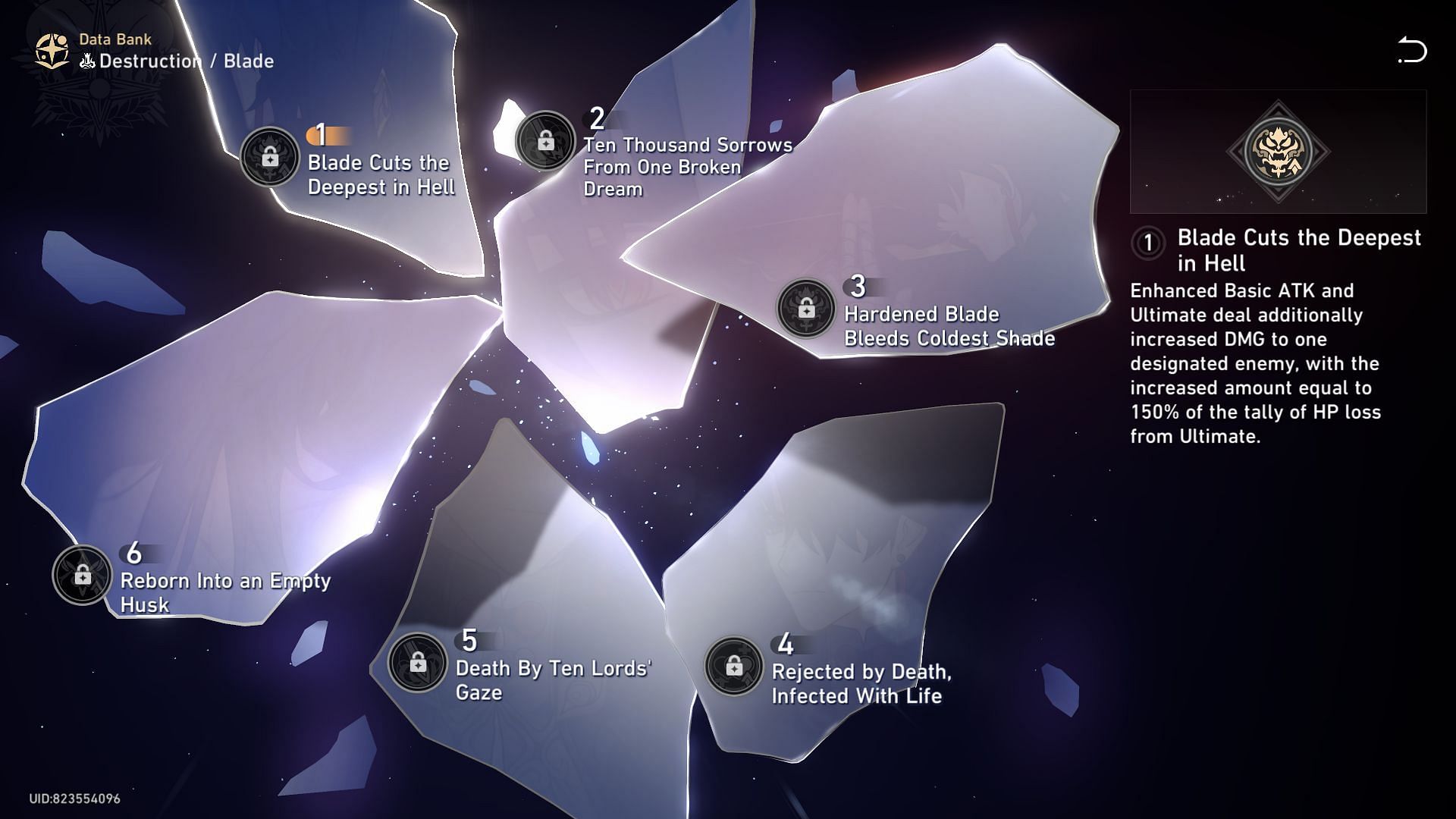 Blade's first Eidolon (Image via Sportskeeda Gaming // HoYoverse)